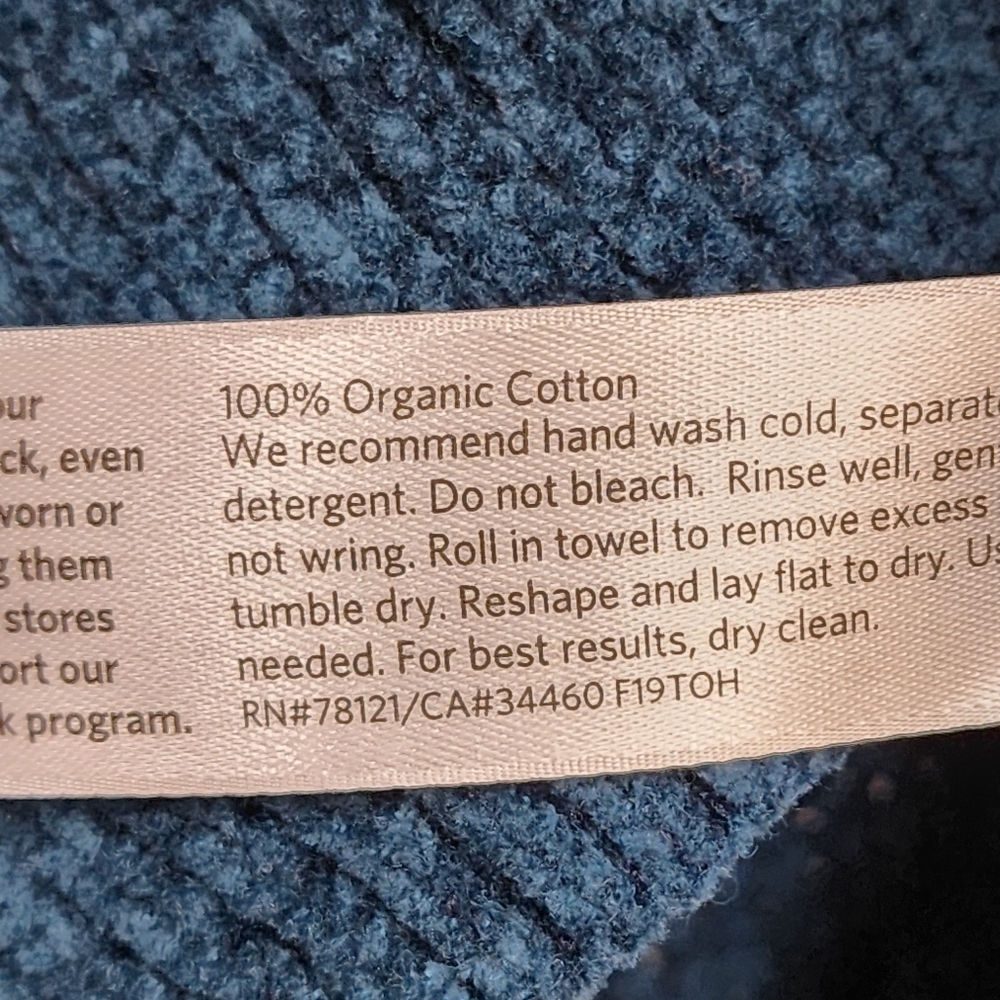Eileen Fisher Women's Tweedy Organic Cotton Box-Top - S - Picture 6 of 6